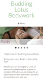 Mobile Screenshot of buddinglotusbody.com